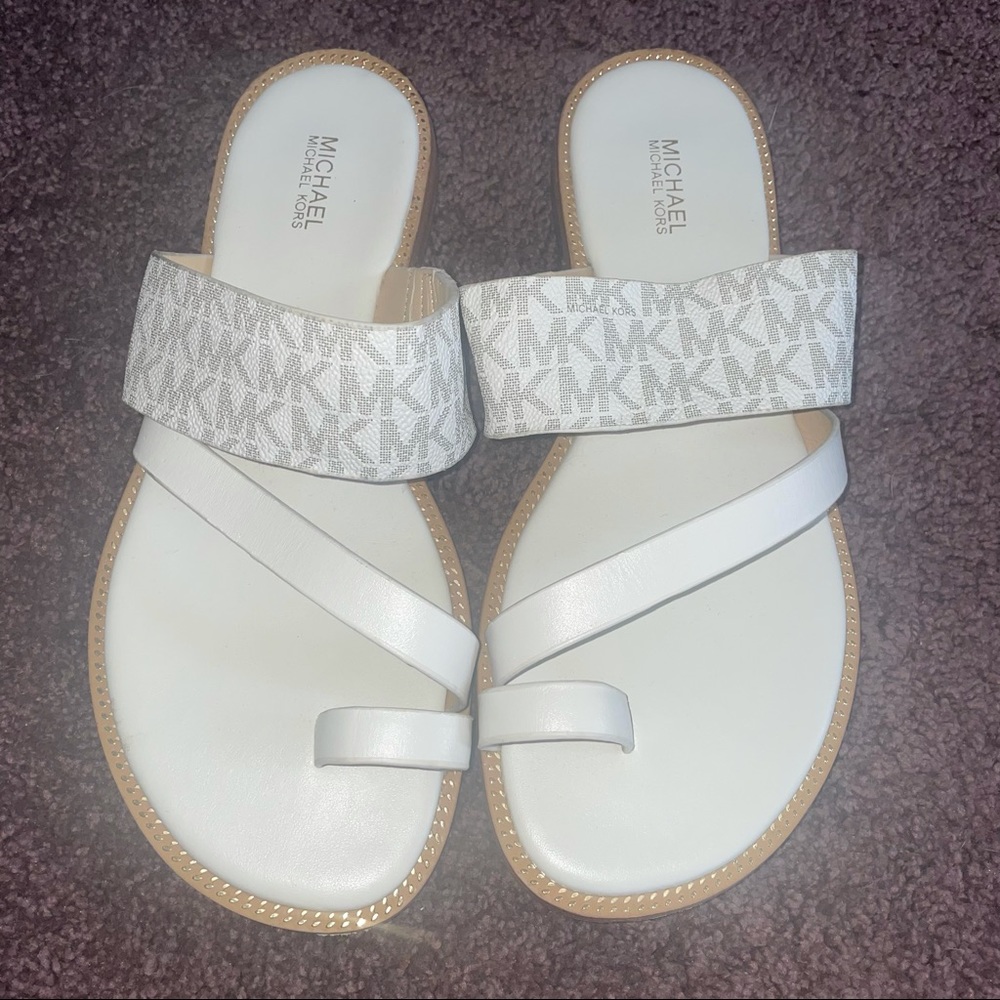 Michael Kors White Sandals